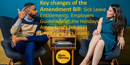 key changes of the amendment bill sick leave